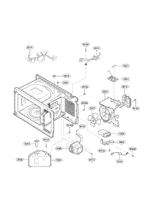 Interior Parts parts for Kenmore Microwave 721.66339011 (72166339011, 721 66339011) from AppliancePartsPros.com