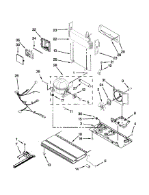Unit Parts parts for Kenmore Refrigerator 596.79323016 (59679323016, 596 79323016) from AppliancePartsPros.com
