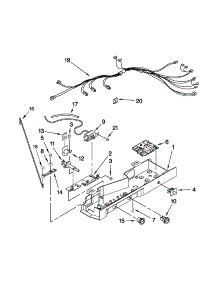 Control Box Parts parts for Kenmore Refrigerator 106.41159210 (10641159210, 106 41159210) from AppliancePartsPros.com