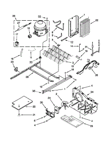 Unit Parts parts for Kenmore Refrigerator 106.41129210 (10641129210, 106 41129210) from AppliancePartsPros.com