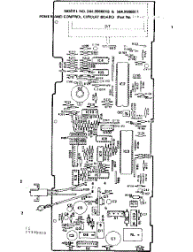 Power And Control Circuit Board parts for Kenmore Microwave 564.9998010 (5649998010, 564 9998010) from AppliancePartsPros.com