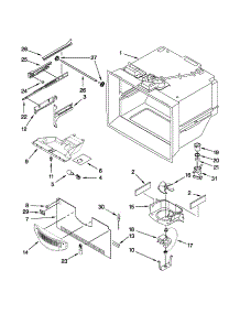 Freezer Liner Parts parts for Kenmore Refrigerator 596.69289013 (59669289013, 596 69289013) from AppliancePartsPros.com