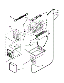 Icemaker Parts parts for Kenmore Refrigerator 596.79223015 (59679223015, 596 79223015) from AppliancePartsPros.com