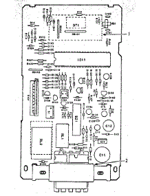 Power And Control Circuit Board parts for Kenmore Microwave 565.8721381 (5658721381, 565 8721381) from AppliancePartsPros.com