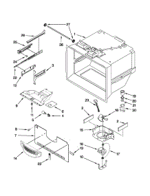Freezer Liner Parts parts for Kenmore Refrigerator 596.69962013 (59669962013, 596 69962013) from AppliancePartsPros.com