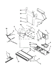 Unit Parts parts for Kenmore Refrigerator 596.69989013 (59669989013, 596 69989013) from AppliancePartsPros.com