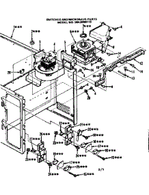 Switches And Microwave Parts parts for Kenmore Microwave 564.9998110 (5649998110, 564 9998110) from AppliancePartsPros.com