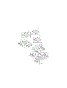 Refrigerator Parts parts for Kenmore Refrigerator 795.71099111 (79571099111, 795 71099111) from AppliancePartsPros.com
