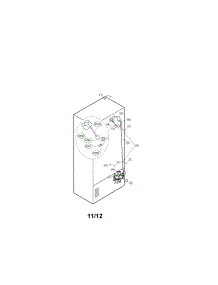 Valve And Water Tube Parts parts for Kenmore Refrigerator 795.71099111 (79571099111, 795 71099111) from AppliancePartsPros.com
