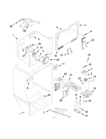 Liner Parts parts for Kenmore Refrigerator 106.72159111 (10672159111, 106 72159111) from AppliancePartsPros.com