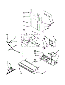Unit Parts parts for Kenmore Refrigerator 596.69939013 (59669939013, 596 69939013) from AppliancePartsPros.com