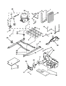 Unit Parts parts for Kenmore Refrigerator 106.40212011 (10640212011, 106 40212011) from AppliancePartsPros.com