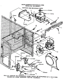 Switches And Microwave Parts parts for Kenmore Microwave 565.8858410 (5658858410, 565 8858410) from AppliancePartsPros.com