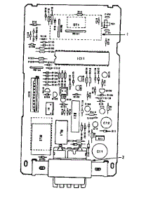 Power And Control Circuit Board parts for Kenmore Microwave 565.8721480 (5658721480, 565 8721480) from AppliancePartsPros.com