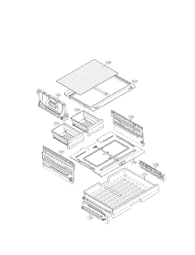 Refrigerator Pantry Parts parts for Kenmore Refrigerator 795.78092901 (79578092901, 795 78092901) from AppliancePartsPros.com