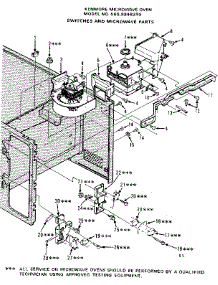 Switches And Microwave Parts parts for Kenmore Microwave 565.8848310 (5658848310, 565 8848310) from AppliancePartsPros.com