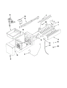 Icemaker Parts parts for Kenmore Refrigerator 596.79529015 (59679529015, 596 79529015) from AppliancePartsPros.com