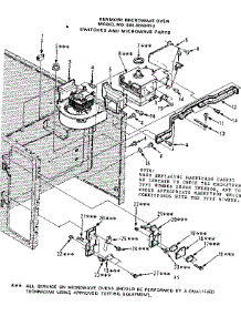 Switches And Microwave Parts parts for Kenmore Microwave 566.8868410 (5668868410, 566 8868410) from AppliancePartsPros.com