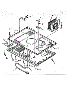 Microwave Parts parts for Kenmore Microwave 567.8711281 (5678711281, 567 8711281) from AppliancePartsPros.com
