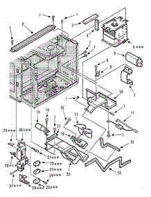 Switches & Microwave parts for Kenmore Microwave 565.8962781 (5658962781, 565 8962781) from AppliancePartsPros.com