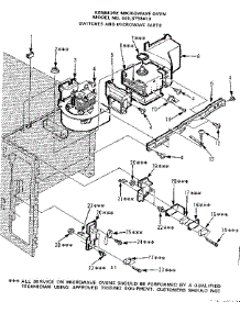 Switches And Microwave Parts parts for Kenmore Microwave 565.8758410 (5658758410, 565 8758410) from AppliancePartsPros.com