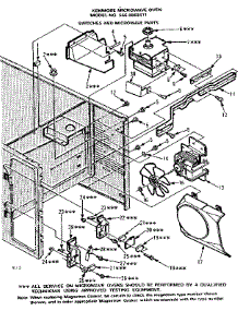 Switches And Microwave Parts parts for Kenmore Microwave 566.8868411 (5668868411, 566 8868411) from AppliancePartsPros.com