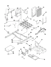 Unit Parts parts for Kenmore Refrigerator 106.59919703 (10659919703, 106 59919703) from AppliancePartsPros.com