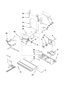 Unit Parts parts for Kenmore Refrigerator 596.79522014 (59679522014, 596 79522014) from AppliancePartsPros.com