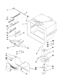 Freezer Liner Parts parts for Kenmore Refrigerator 596.79522013 (59679522013, 596 79522013) from AppliancePartsPros.com