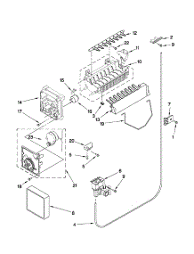 Icemaker Parts parts for Kenmore Refrigerator 106.59914703 (10659914703, 106 59914703) from AppliancePartsPros.com