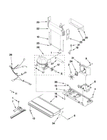 Unit Parts parts for Kenmore Refrigerator 596.79529013 (59679529013, 596 79529013) from AppliancePartsPros.com