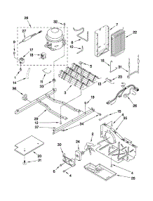 Unit Parts parts for Kenmore Refrigerator 106.41263804 (10641263804, 106 41263804) from AppliancePartsPros.com