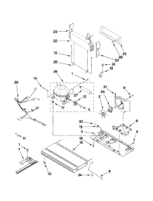 Unit Parts parts for Kenmore Refrigerator 596.79229013 (59679229013, 596 79229013) from AppliancePartsPros.com