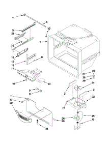Freezer Liner Parts parts for Kenmore Refrigerator 596.79529014 (59679529014, 596 79529014) from AppliancePartsPros.com