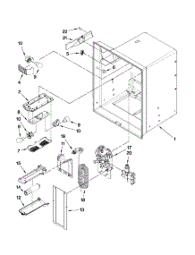 Refrigerator Liner Parts parts for Kenmore Refrigerator 596.79543016 (59679543016, 596 79543016) from AppliancePartsPros.com