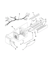 Icemaker Parts parts for Kenmore Refrigerator 596.79543016 (59679543016, 596 79543016) from AppliancePartsPros.com