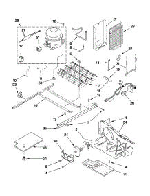 Unit Parts parts for Kenmore Refrigerator 106.41563805 (10641563805, 106 41563805) from AppliancePartsPros.com