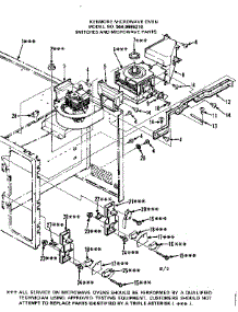 Switches And Microwave Parts parts for Kenmore Microwave 564.9998210 (5649998210, 564 9998210) from AppliancePartsPros.com