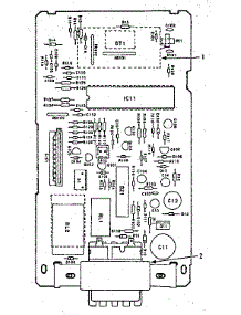 Power And Control Circuit Board parts for Kenmore Microwave 567.8721381 (5678721381, 567 8721381) from AppliancePartsPros.com