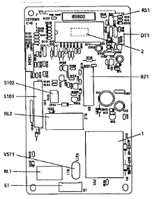 Power And Control Circuit Board parts for Kenmore Microwave 565.8929190 (5658929190, 565 8929190) from AppliancePartsPros.com
