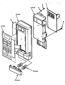 Control Panel parts for Kenmore Microwave 565.8929190 (5658929190, 565 8929190) from AppliancePartsPros.com