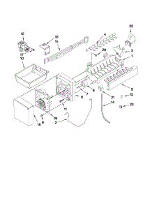 Icemaker Parts parts for Kenmore Refrigerator 596.79533014 (59679533014, 596 79533014) from AppliancePartsPros.com