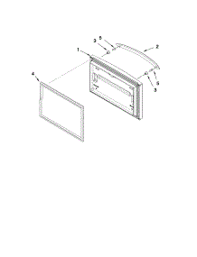 Freezer Door Parts parts for Kenmore Refrigerator 596.79533014 (59679533014, 596 79533014) from AppliancePartsPros.com