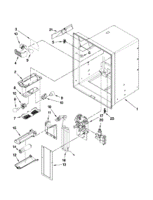 Refrigerator Liner Parts parts for Kenmore Refrigerator 596.79243013 (59679243013, 596 79243013) from AppliancePartsPros.com