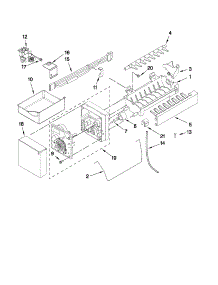 Icemaker Parts parts for Kenmore Refrigerator 596.79329013 (59679329013, 596 79329013) from AppliancePartsPros.com