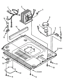Microwave parts for Kenmore Microwave 565.8944780 (5658944780, 565 8944780) from AppliancePartsPros.com