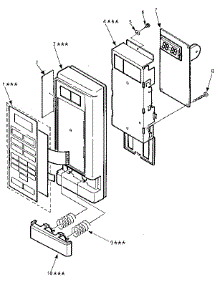 Control Panel parts for Kenmore Microwave 565.8912190 (5658912190, 565 8912190) from AppliancePartsPros.com