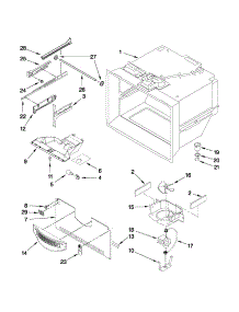 Freezer Liner Parts parts for Kenmore Refrigerator 596.69280012 (59669280012, 596 69280012) from AppliancePartsPros.com