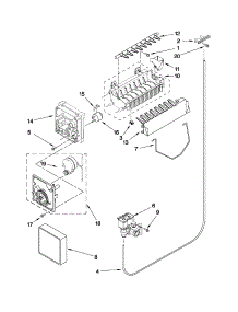Icemaker Parts parts for Kenmore Refrigerator 106.51113210 (10651113210, 106 51113210) from AppliancePartsPros.com