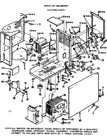 Electric Parts parts for Kenmore Microwave 564.9907912 (5649907912, 564 9907912) from AppliancePartsPros.com